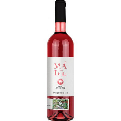 Svatomartinské Zweigeltrebe rosé 2022 0,75 l