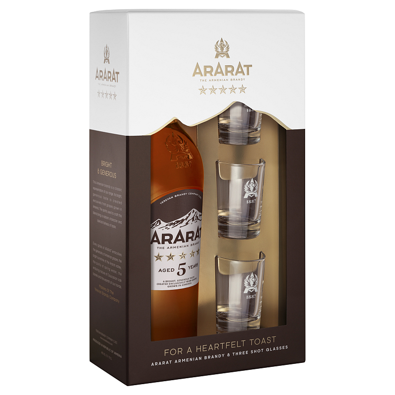 Ararat 5y 40% 0,7 l (karton)