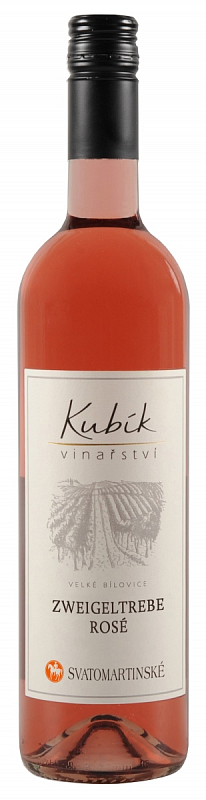 Svatomartinské Zweigeltrebe Rosé 2022 0,75 l