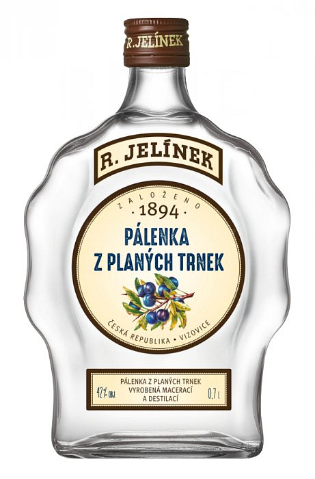 R. Jelínek Pálenka z planých trnek 42% 0,7 l (holá láhev)