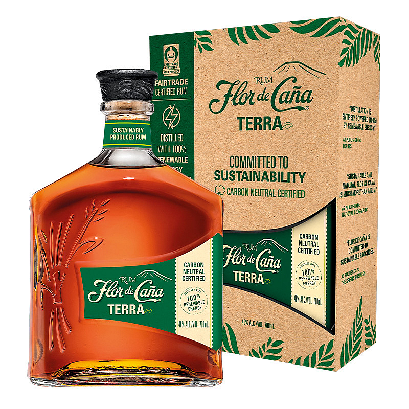 Flor de Caňa 15 Year Old Rum TERRA 40% GB
