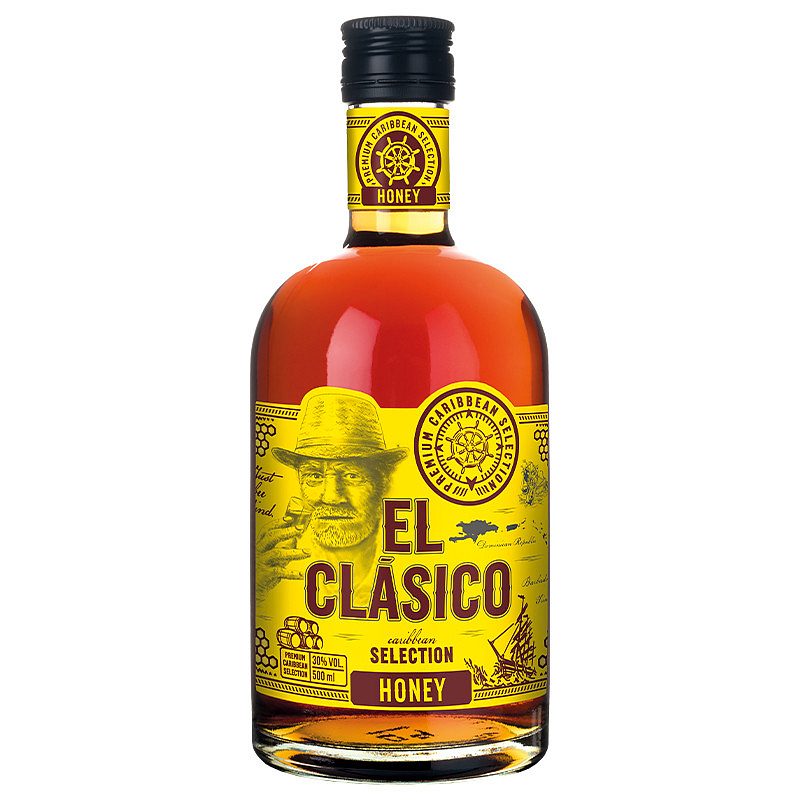 El Clasico Honey 30% 0,5 l (holá láhev)