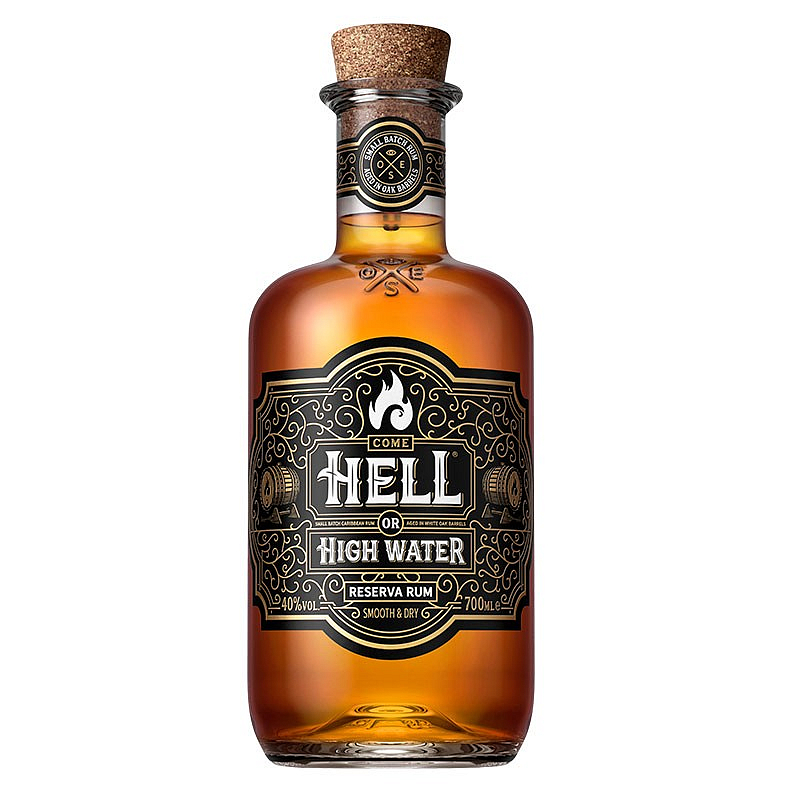 Levně Hell Or High Water Reserva Rum 40% 0,7l
