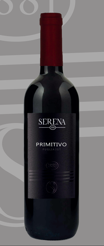 Primitivo Puglia 13% I.G.T/ Serena 0,75l