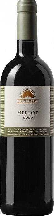 Sonberk Merlot výběr z hroznů 2020 0,75 l