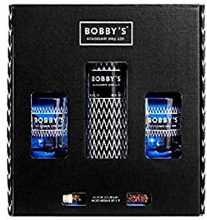 Levně Gin Bobbys 0,7l 42% Gift Box + sklo
