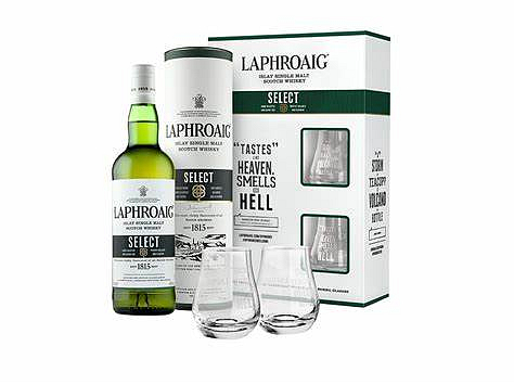 Levně Laphroaig Select 0,7l 40% Gift Box +Sklo