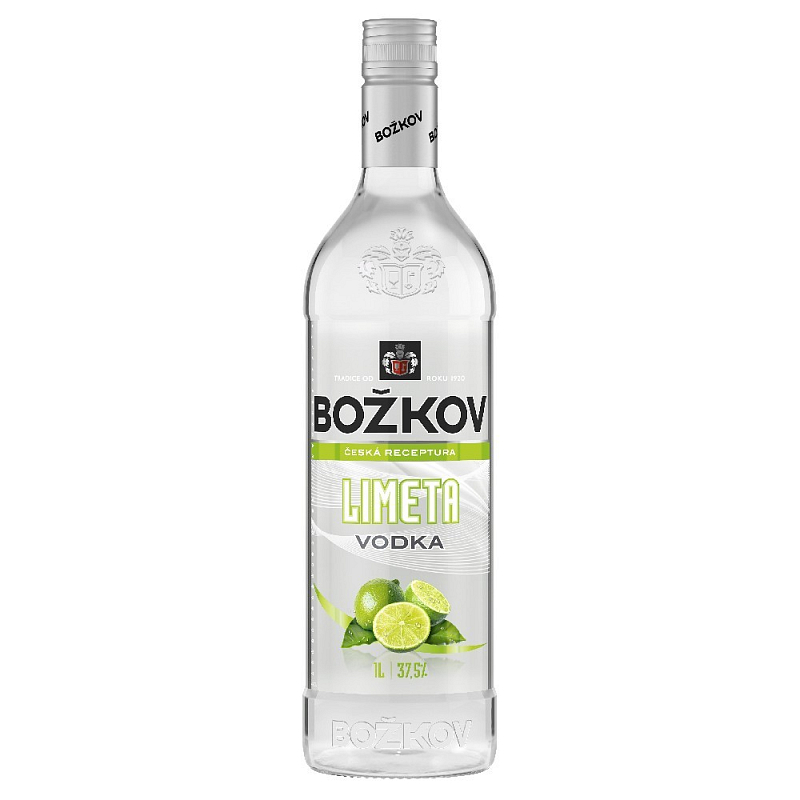 Vodka Limeta 1l 37,5%/Božkov/ (holá lahev)