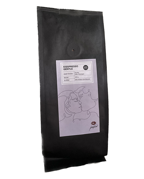 Zrnková káva Kisspresso Passion 500g