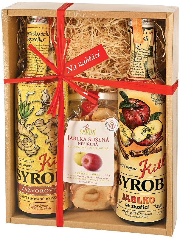 Kitl Dárkové Balení Jablko & Zázvor & Křížaly 1l