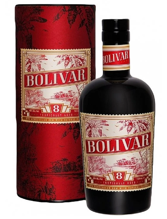 Bolivar 8 YO Rum 0,7l 40% Gift Box